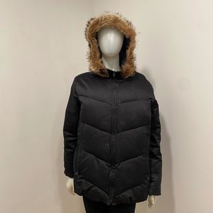 Andrew Marc New York Down Jacket Coat (Raccoon Fur Trimmed Hood)